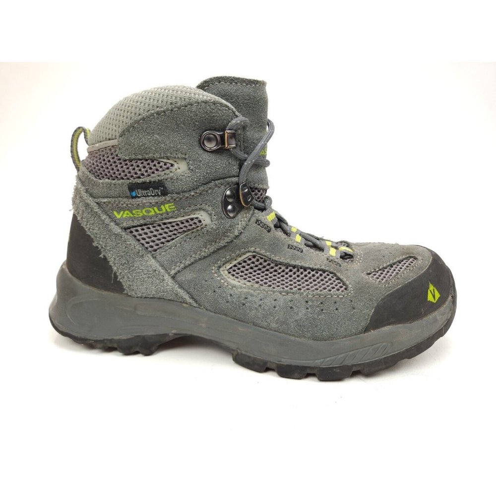 VASQUE Leather Ultra Dry Waterproof Breeze 2.0 Hiking Boots Kids Youth US Size 5
